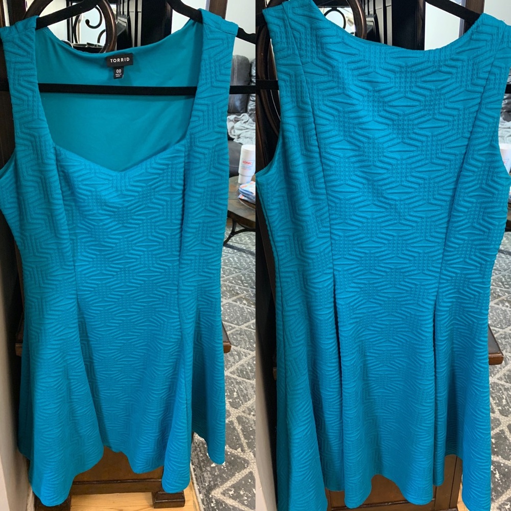Torrid fit and flair dress (plus size 00)